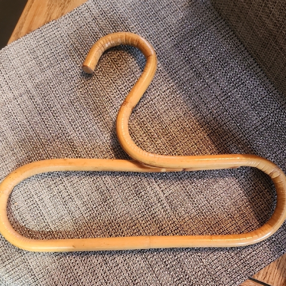 Set of Three Vinatge Bamboo Hangers - Picture 3 of 4